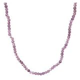 Amethyst Necklace Gemstone Bead Handmade Jewelry 16 inches