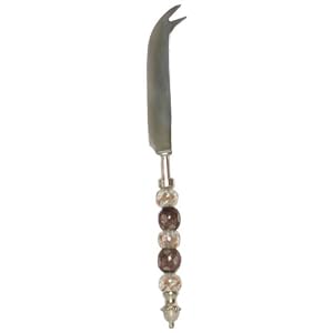 Buy Decorative Cheese Knife With Glass Beads Handle Set 2 now!