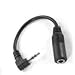 Adapter-Klinke-Kabel 2,5-mm-Stecker / 3,5-mm-Kupplung