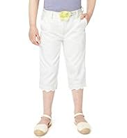 Autograph Pure Cotton Belted Cropped Trousers