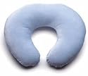Boppy Luxe Ice Blue Velvet Slipcover