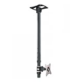 SV34 Höhenverstellbarer TFT Deckenhalter bis 10 kg Schwarz