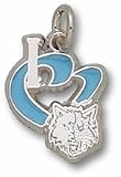 Minnesota Timberwolves 1/2 I Heart Logo Enamel Charm - Sterling Silver Jewelry