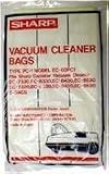 Sharp 40-Pack Vacuum Cleaner Paper Dust Bag for All Discontinued Sharp Canister Vacuums [ Model EC03PC1 ]