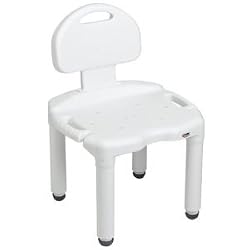 Carex Universal Bath Bench with Back