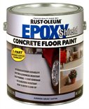 Rust-oleum 225359 Epoxy Shield Armor Concrete Floor Paint 1 Gal - Gray Base