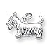 terrier40 - Sterling Silver Polished Scottish Terrier Charm QC5074