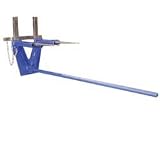 VESTIL Rug Ram Carpet Pole Fork Truck Attachments - Carriage Mount Pole - 144 