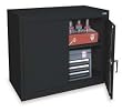 Storelogic 1UFC1 Unassembled Storage Cabinet, H30, W36, Blk