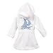 Tropical Hooded Bath Robe in Blue Sail by Elegant baby