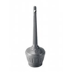 Standard Smokers Outpost - Outdoor Cigarette Receptacle (Grey) (42"H x 15 3/8"D)