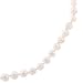 6-7mm Round Hand Knotted Genuine Freshwater Cultured White Pearl 14k Clasp Necklace 18