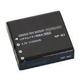 Synery Digital SD-NP40 Lithium-Ion Battery (3.7v 710mAh) Replacement for Fuji NP-40, Pentax D-LI8, Panasonic CGA-S004A, Konica Minolta NP-1 & Samsung SLB-0737 Battery Image