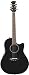 Ovation CSE24 Celebrity Mid-Depth Acoustic-Electric Guitar, Black