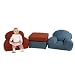 Denim Toddler Chairs and Hassock