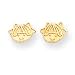 Brand new 14k Polished Little Girl Post Childrens Earrings on sales