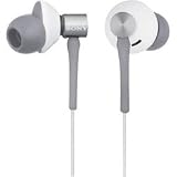Sony Deep Bass Earbud Style Studio Sound Stereo Headphones (Model# MDR-EX85LP-White)