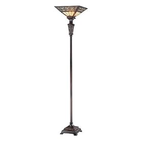 Macaria Oil Rubbed Bronze Torchiere Lamp