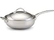 BonJour Stainless Steel Clad 6-Quart Covered Chef Pan with Helper Handle