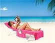 Itsa Beach Bag Sunlounger Towel - Sunshine Yellow