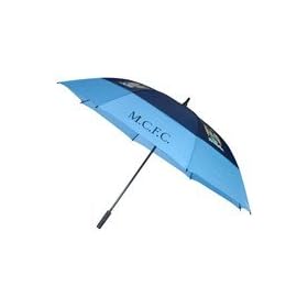 Manchester City - Parapluie de golf - Bleu/Bleu ciel