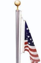 21' Flag Pole w/ Rope