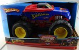  Hot Wheels Monster Jam 1:24 Scale Official Monster Truck 2007 Series - SUPERMAN with Monster Tires, Working Suspension and 4 Wheel Steering