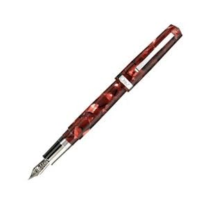 Omas Bologna Celluloid Red Fountain Pen