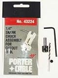 Porter-Cable 43224 1/4-Inch Shank Chuck Assembly for 1/8-Inch Shank Cutout Bits