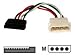Electronics : Belkin Par/Serial Harddrive Power Cable /Adapter 0.15M/ Red/White
