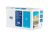 HP 90 PRINTHEAD WITH CARTRIDGE AND CLEANER - 1 X CYAN - 20000 PAGES