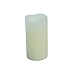 Enjoy Lighting 372602 Distressed Pillar Candle, 3-Inch by 6-Inch, Ivory