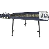 Rogue EA-3 Lap Steel Guitar with Stand and Gig Bag, Metallic Blue