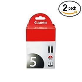 Canon 2-pk. Ink Cartridge - Black (PGI-5BK)