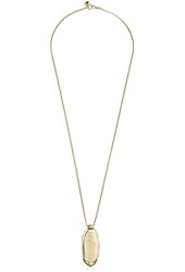 Sam Edelman Long Oval Pendant Necklace
