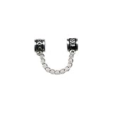 Eve's Addiction Baci Heart Security Connector Bead - Pandora Bead & Bracelet Compatible
