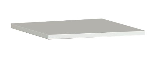 Ambientehome 54064 Abdeckplatte f&uuml;r Midi- und Unterschrank Ket wei&szlig; 35.3 x 40 x 1.6 cm