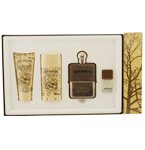 TRUE RELIGION by True Religion Gift Set for MEN: SET-EDT SPRAY 3.4 OZ & HAIR & BODY WASH 3 OZ & DEODORANT STICK 2.75 OZ & EDT SPRAY .25 OZ MINI