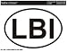 LONG BEACH ISLAND Oval Bumper Sticker