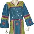 Indian Tunic Long Sleeve Cotton Kaftan Size M (kftn786)