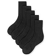 5 Pairs of Cotton Rich Sports Socks