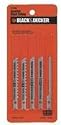Black & Decker 5Pc Wood Cut Jigsaw Blade Set 75-530