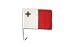 Malta Car Flag - 12 x 16 inch