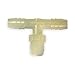 Male Tee, 3/8 x 1/2 In, Nylon, Pk 10