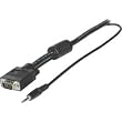 Cables To Go 42107 RapidRun Stereo Audio Flying Lead (6 Feet, Black)