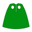 Cape (Green) - LEGO Minifigure Accessory Cape (Green) - LEGO Minifigure Accessory