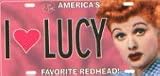 I Love Lucy License Plate - Collector Series - America's Favorite Redhead