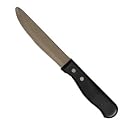Jumbo Steak Knife w/ Curved Poly Handle and Blunt Tip 12/Box