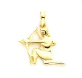 14kt gold Saggitarius zodiak charm
