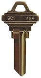 Ilco Schlage SC1 Key Blanks - Box of 50, Brass